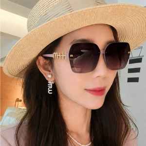 潮流透光女士专用遮阳镜太阳眼镜