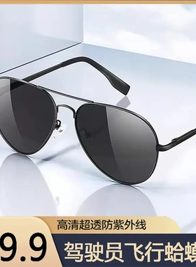 驾驶员飞行蛤蟆镜高级感夏新款
