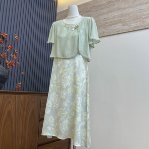 洋气新款妈妈装夏季短袖连衣裙
