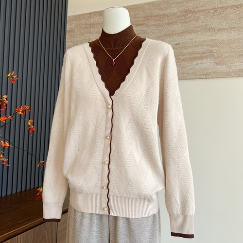 新款妈妈装秋冬季加厚假两件上衣