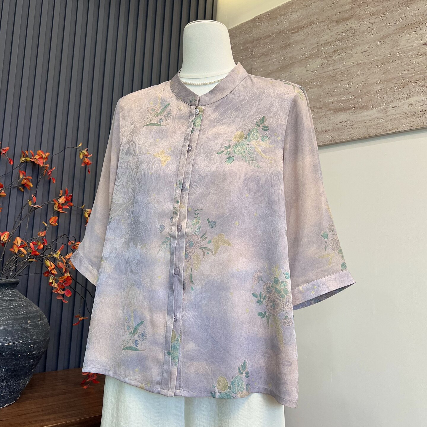 时尚洋气新款妈妈装夏季短袖上衣衬衫中老年女士开衫气质百搭T恤