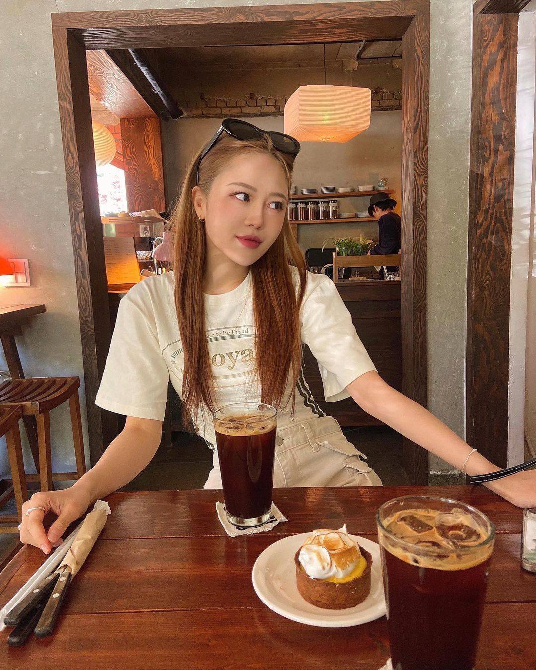 新版韩国小众theopen product 辣妹风字母撞色紧身衣连体短袖t恤