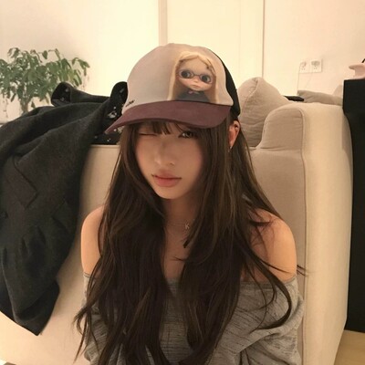 韩系卡通印花撞色棒球帽女夏季透气鸭舌帽防晒遮阳可调节
