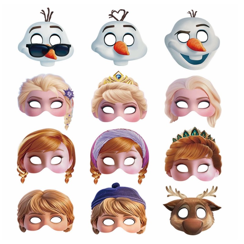 六一女孩5周岁宴冰雪奇缘主题生日派对装扮拍照道具人物面具搞怪,节庆用品/礼品,节日装扮用品,淘宝优惠券,粉丝福利购,淘宝优惠卷