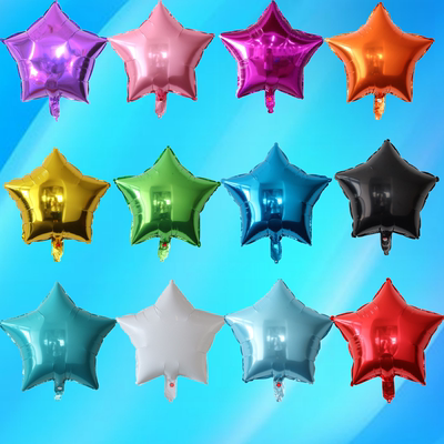 1018寸五角星光版铝膜气球
