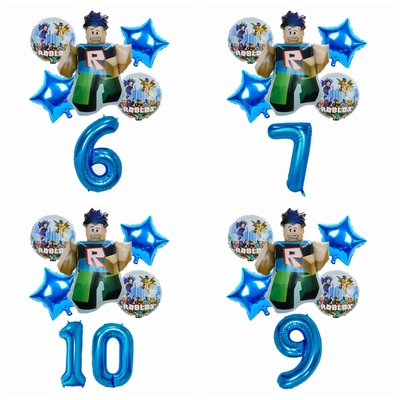 roblox机器人铝膜气球数字