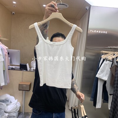 一件包邮 小夕韩国东大门代购PLEASURE 26夏款女装纯色 吊带背心