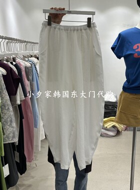 一件包邮 小夕韩国东大门代购 INNI26年夏季新款女装 纯色休闲裤
