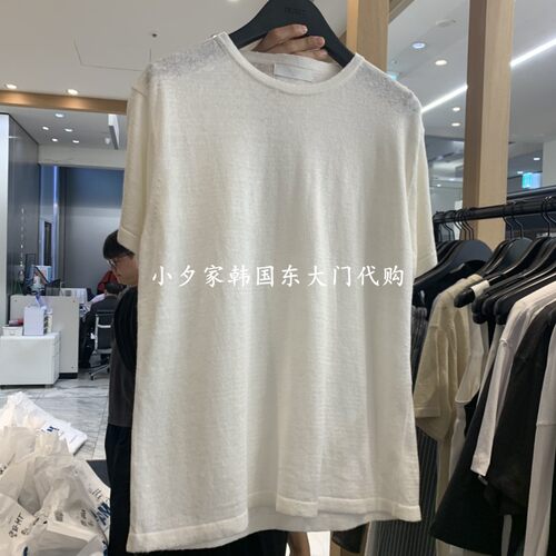 一件包邮 小夕韩国东大门代购OBJECT 26夏女装新白色圆领短袖 T恤