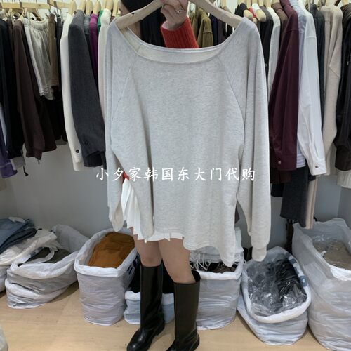 一件包邮 小夕韩国东大门代购 W AND J 26年秋季女装时尚长袖T恤