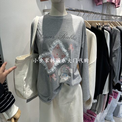 一件包邮 小夕韩国东大门代 EVE 26秋季女装新款时尚长袖T恤