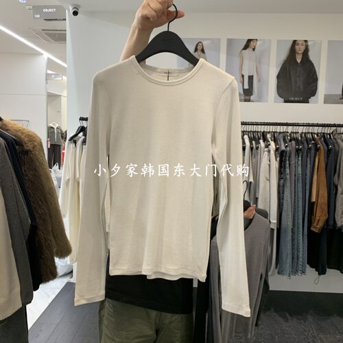 一件包邮 小夕韩国东大门代购 OBJECT 26秋季女时尚百搭长袖T恤