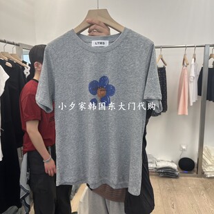 一件包邮 小夕韩国东大门代购 LTMS26夏款女装新品花瓣 短袖T恤