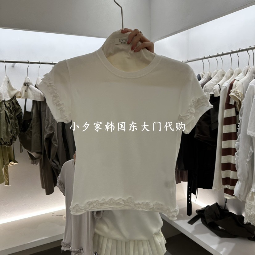 一件包邮 小夕韩国东大门代购BERTHA  26秋款女新时尚短袖T恤图片