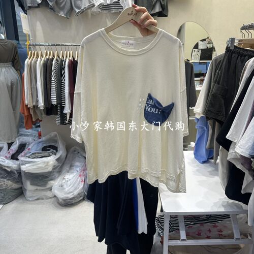 一件包邮 小夕韩国东大门代购 REPLAY26夏女装新品 宽松短袖T恤