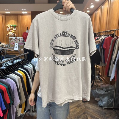 一件包邮 小夕韩国东大门代购GARMENT-P 26秋季女装新时尚短袖T恤