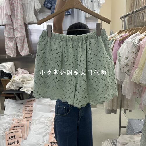一件包邮 小夕韩国东大门代购 CORNER26夏款新品女装纯色休闲短裤