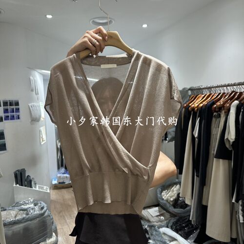 一件包邮 小夕韩国东大门代购LEWIN 26夏女装新品低领针织 T恤