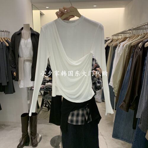 一件包邮 小夕韩国东大门代购 PHILO 26秋季女装新款时尚长袖T恤