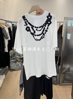 一件包邮 小夕韩国东大门代购LTMS 26夏款女装新品纯色 短袖T恤