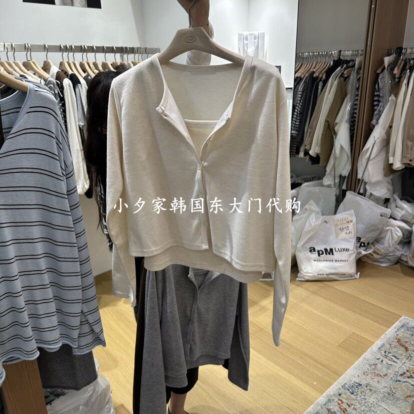 一件包邮 小夕韩国东大门代购 TIZZI 26秋季女时尚纯色新长袖套装