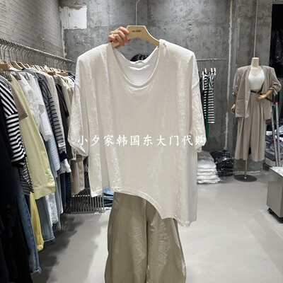 一件包邮 小夕韩国东大门代购 JUNI 26夏女装新品圆领短袖 T恤