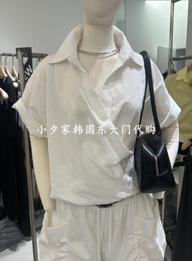 一件包邮 小夕韩国东大门代购 RENDER26夏款女装新品衬衫 短袖T恤