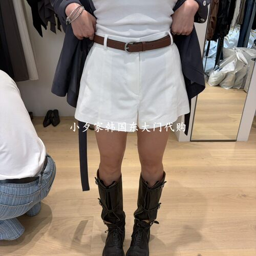 一件包邮 小夕韩国东大门代购W AND J 26秋新女纯色时尚休闲短裤