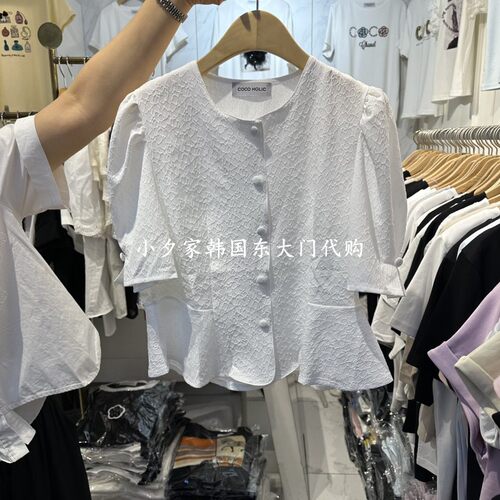 一件包邮 小夕韩国东大门代购COCO HOLIC 26夏女装新品夹克 T恤