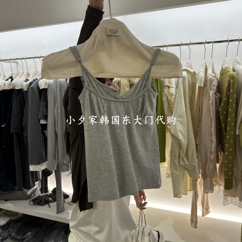 一件包邮 小夕韩国东大门代购BERTHA 26秋款女新时尚吊带背心图片