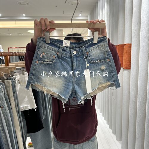 一件包邮 小夕韩国东大门代购GRAYMELLOW 26年新品夏女牛仔短裤