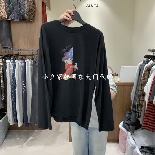 一件包邮 小夕韩国东大门代购 VANTA 26年秋季女装新款长袖T恤