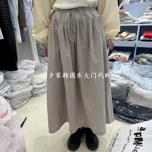 一件包邮 小夕韩国东大门代购 OURMOMENT26夏款新品女装百搭长裙