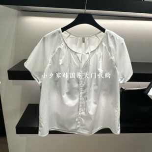 一件包邮 小夕韩国东大门代购 FEBRUARY 1126夏季新品女装衬衫T恤
