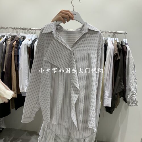 一件包邮 小夕韩国东大门代购VENIR-A 26秋女装新时尚百搭衬衫