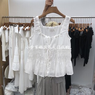一件包邮 小夕韩国东大门代购DRESS ROOM 26夏款女装 吊带背心