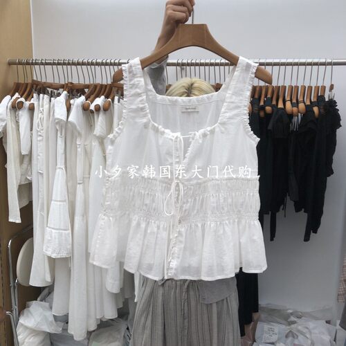 一件包邮 小夕韩国东大门代购DRESS ROOM 26夏款女装 吊带背心