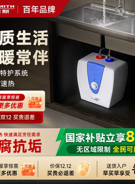 AO史密斯热水器厨宝厨下家用10B5上出水速热小厨宝10L升
