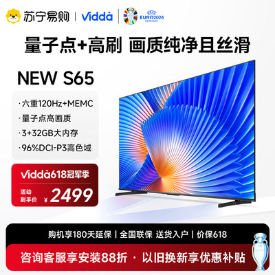 ViddaNEWS65英寸海信电视机