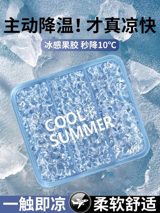 冰垫坐垫夏季宠物降温免注水凝胶冰凉袋枕头夏天汽车用水床垫1705