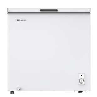 美菱201L冰柜家用小型冷冻保鲜商用节能大容量卧式冷柜白48