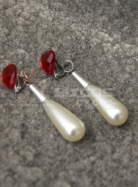 扭曲仙境-梦境Riddle Rosehearts 耳环 Heartslabyul COS道具定做