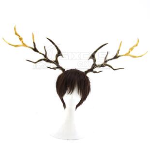 崩坏：星穹铁道 药师 COS头饰配件角定做 丰饶星神大角头饰