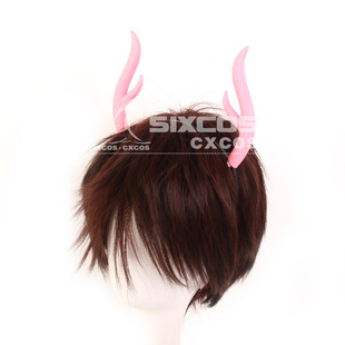 哪吒传小玉龙角 东海龙王龙女 粉色龙角COS龙角道具定做 龙太子角