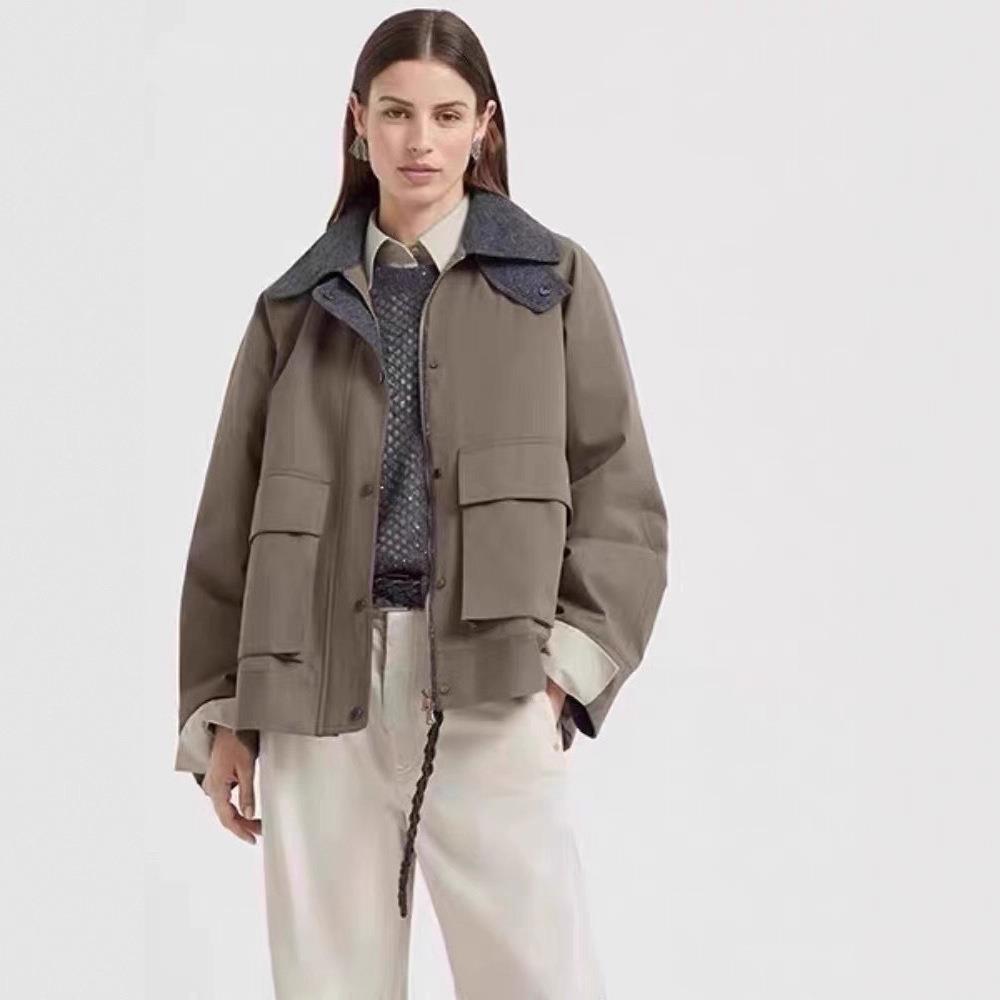 棉服也如此有老钱感！！腔调感十足！夹棉工装风棉服夹克G091822