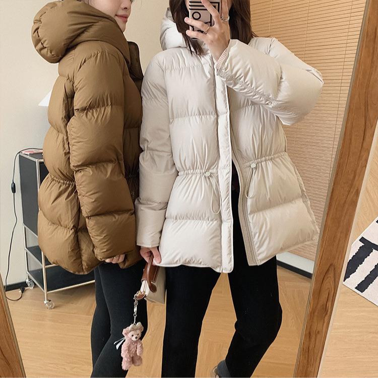 爆款新色升级！新标95白鸭绒收腰羽绒服女宽松外套25冬新G110729