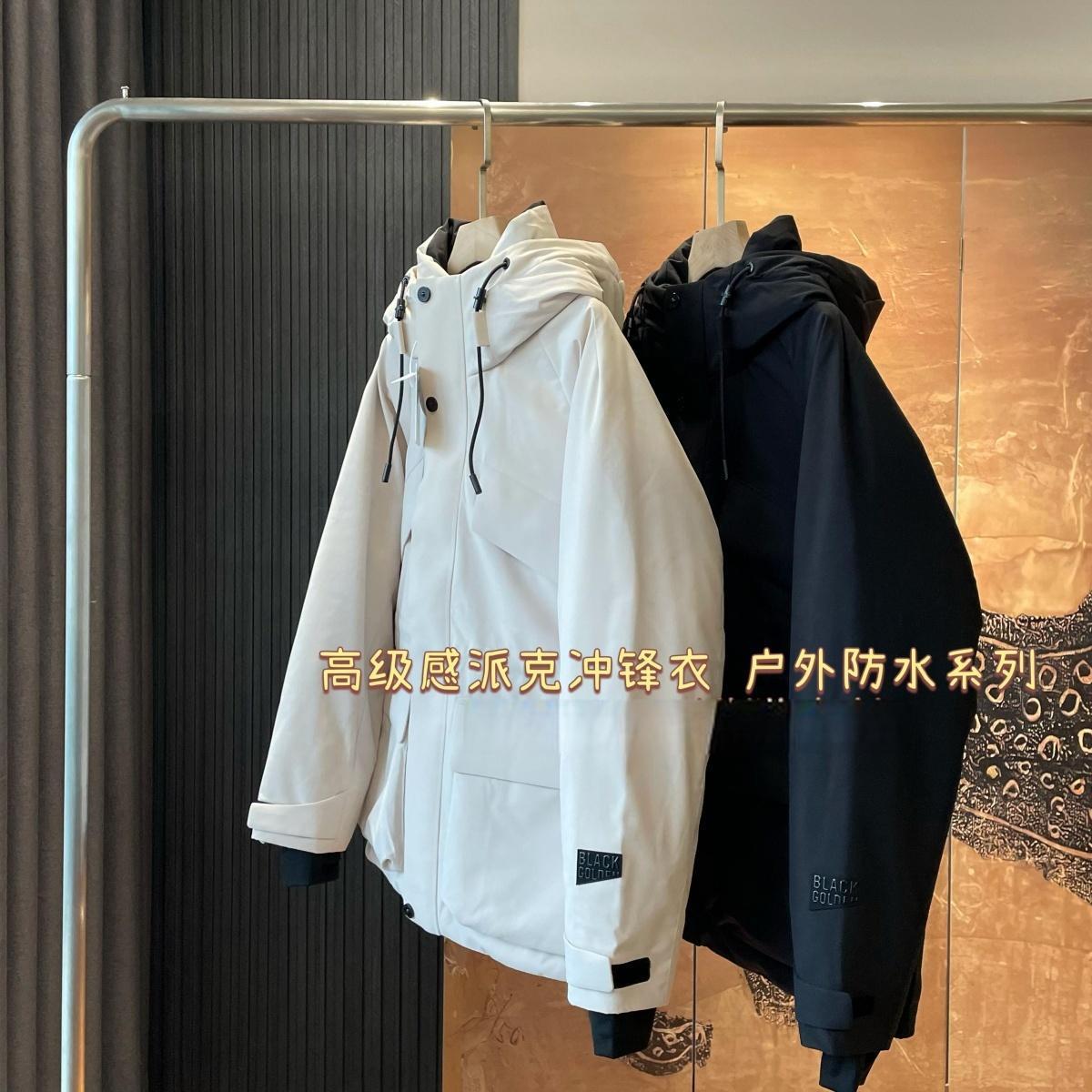 冬日硬核~雪国御寒JI别！~甄选90白鸭绒工装防风羽绒服女G110322