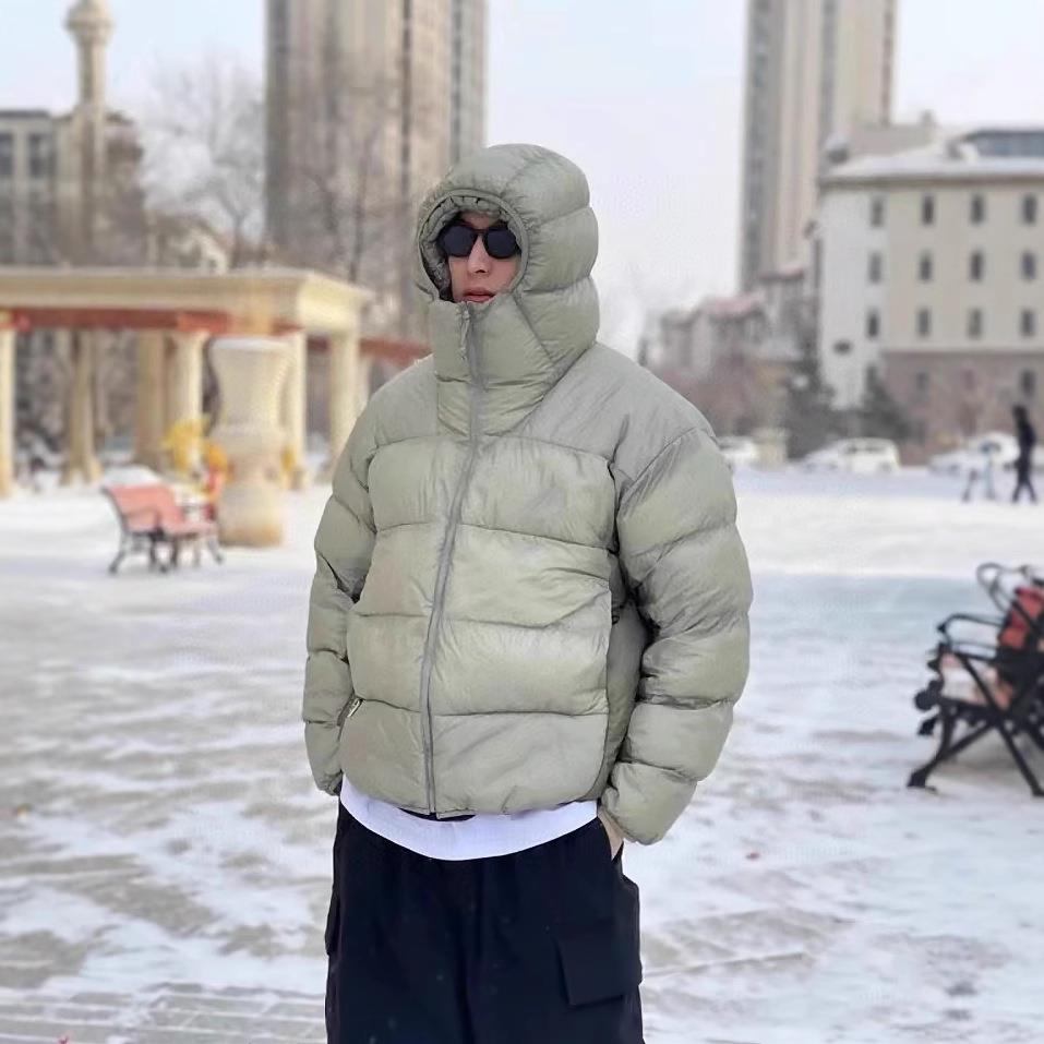 清 线下1588 冬季高端男女情侣超厚保暖蓬松连帽棉衣棉服