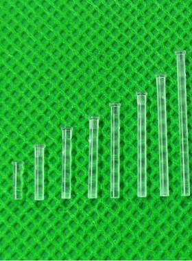 1.5mm直径导光柱 LED贴片灯二极管导光帽 PC透明平头带卡痕导光条