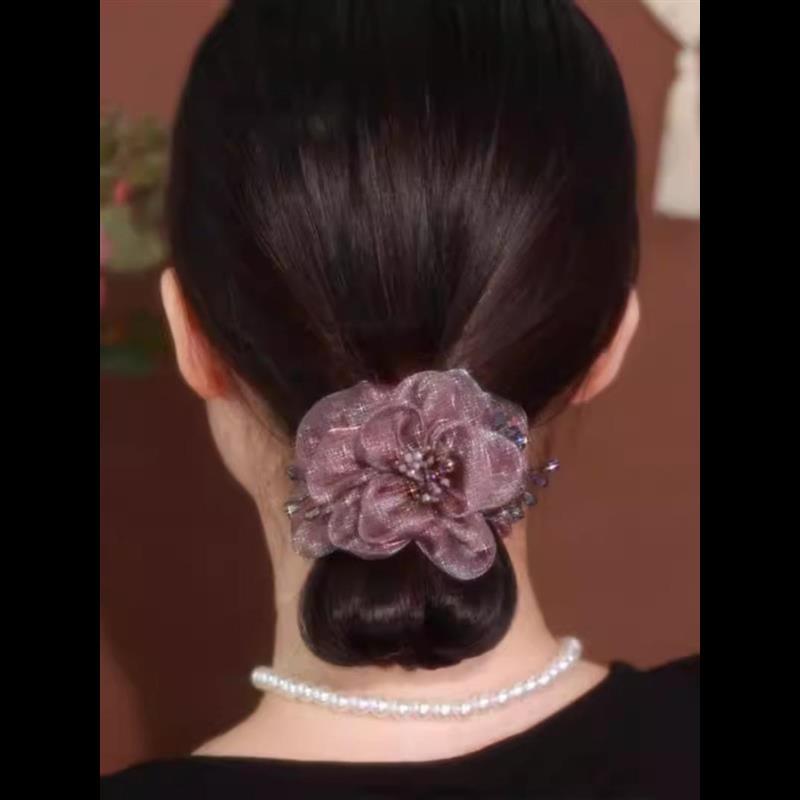 204新款欧根纱太阳花大肠